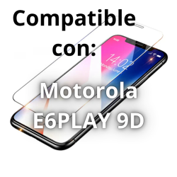 Vidrio Templado Motorola E6PLAY 9D