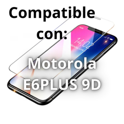 Vidrio Templado Motorola E6PLUS 9D